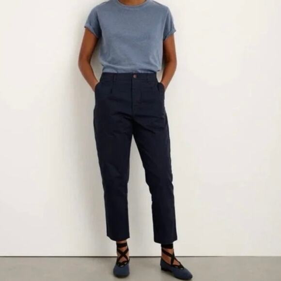 Alex Mill Pants - NWOT Women’s Alex Mill Boy Pleated Pant in Dark Navy SZ 0